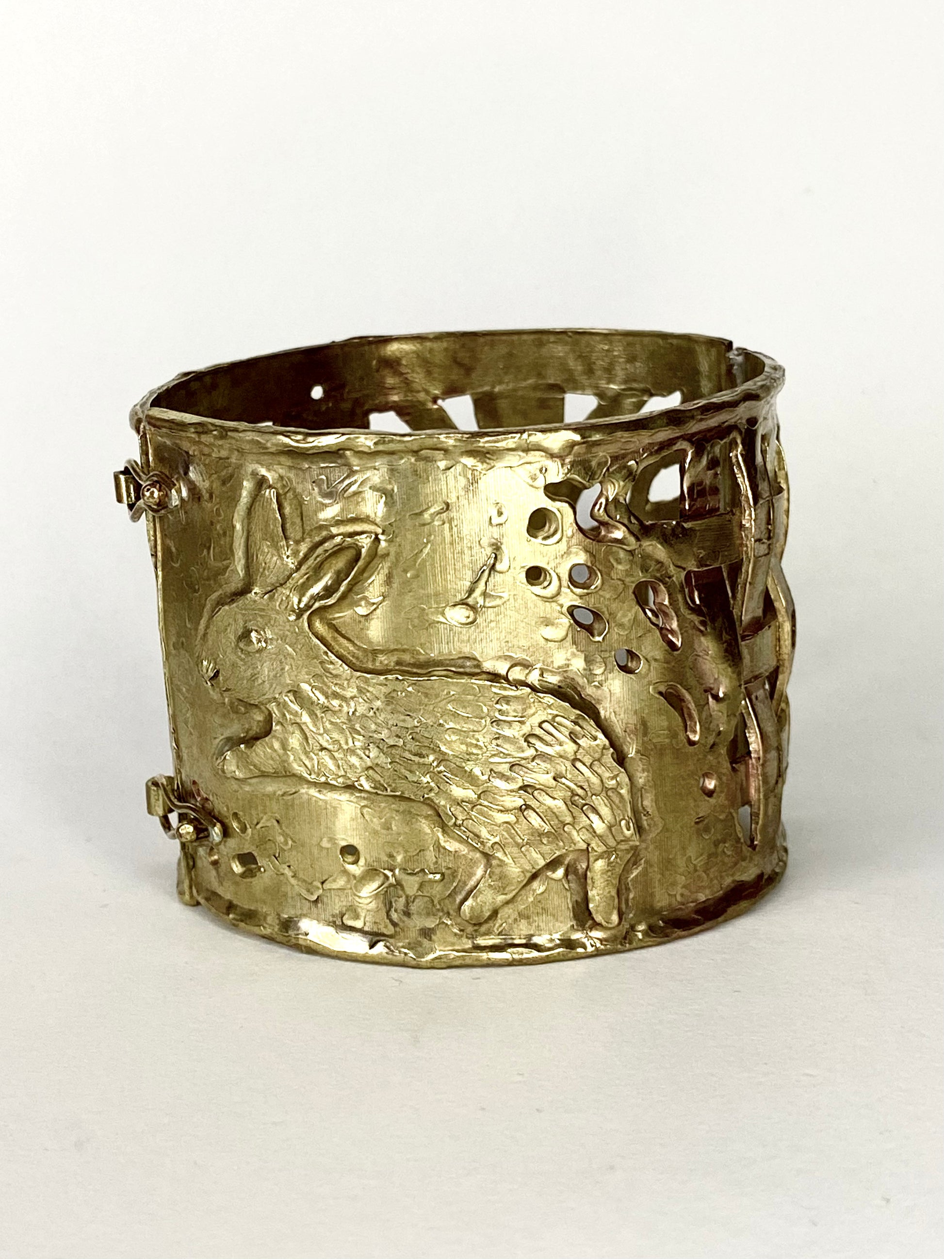 Bunny Escape Brass Bracelet