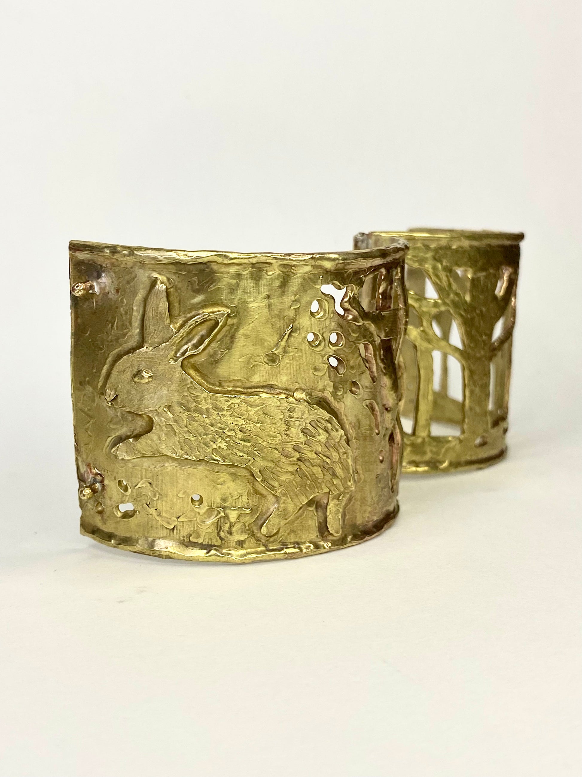 Bunny Escape Brass Bracelet